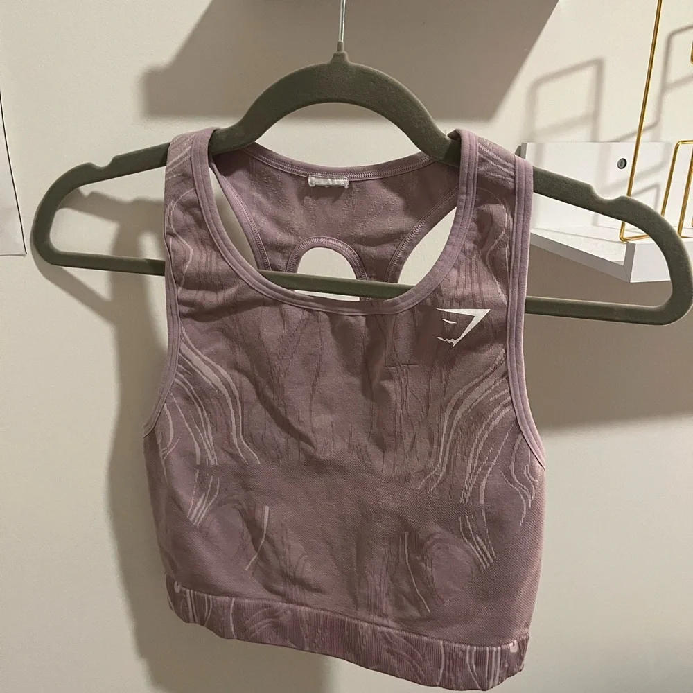 Women's Lavender Sports Bra - Picture 2 of 3
